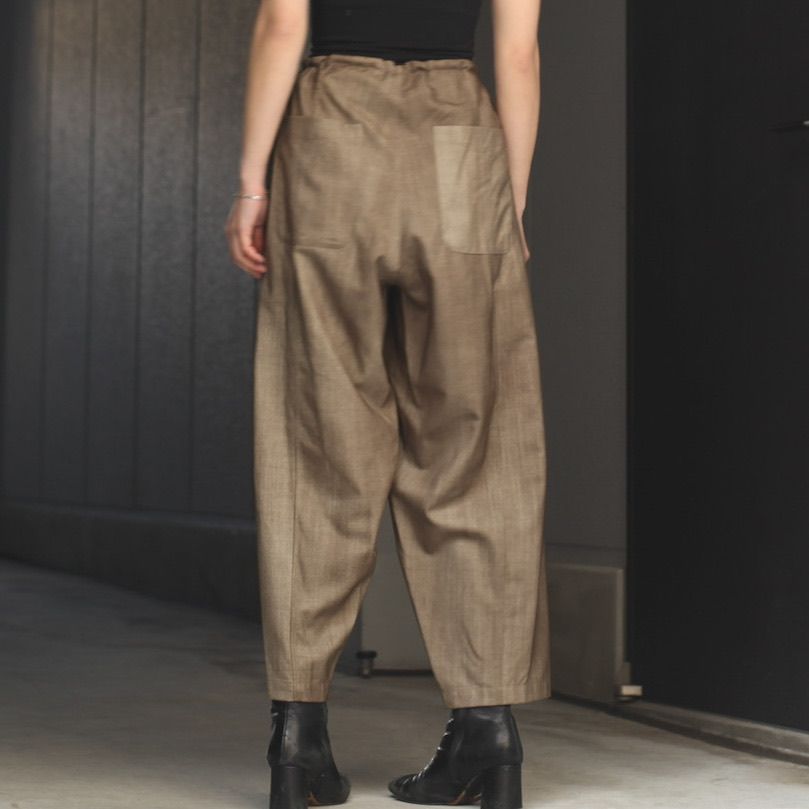 YANTOR - 【残り一点】Uneven Dyed Switching Wide Pants | ACRMTSM