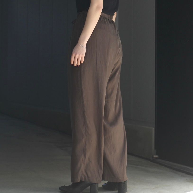 YOKE - 【残り一点】Cupro Easy Pants | ACRMTSM ONLINE STORE