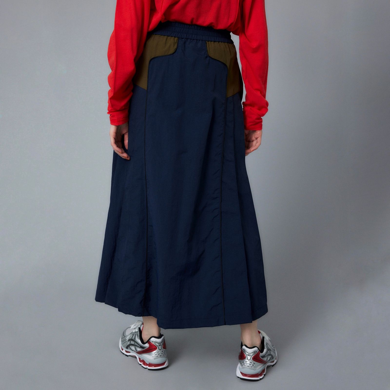 【残り一点】Side Pleats Flare Skirt