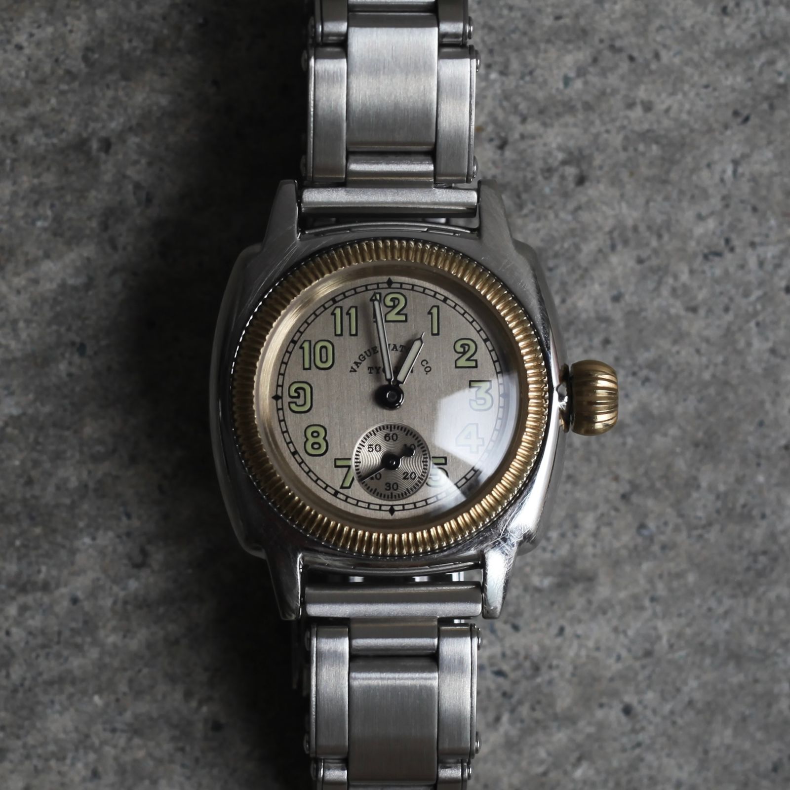 VAGUE WATCH CO. - 【残り一点】Coussin Early Stainless Rivet Belt
