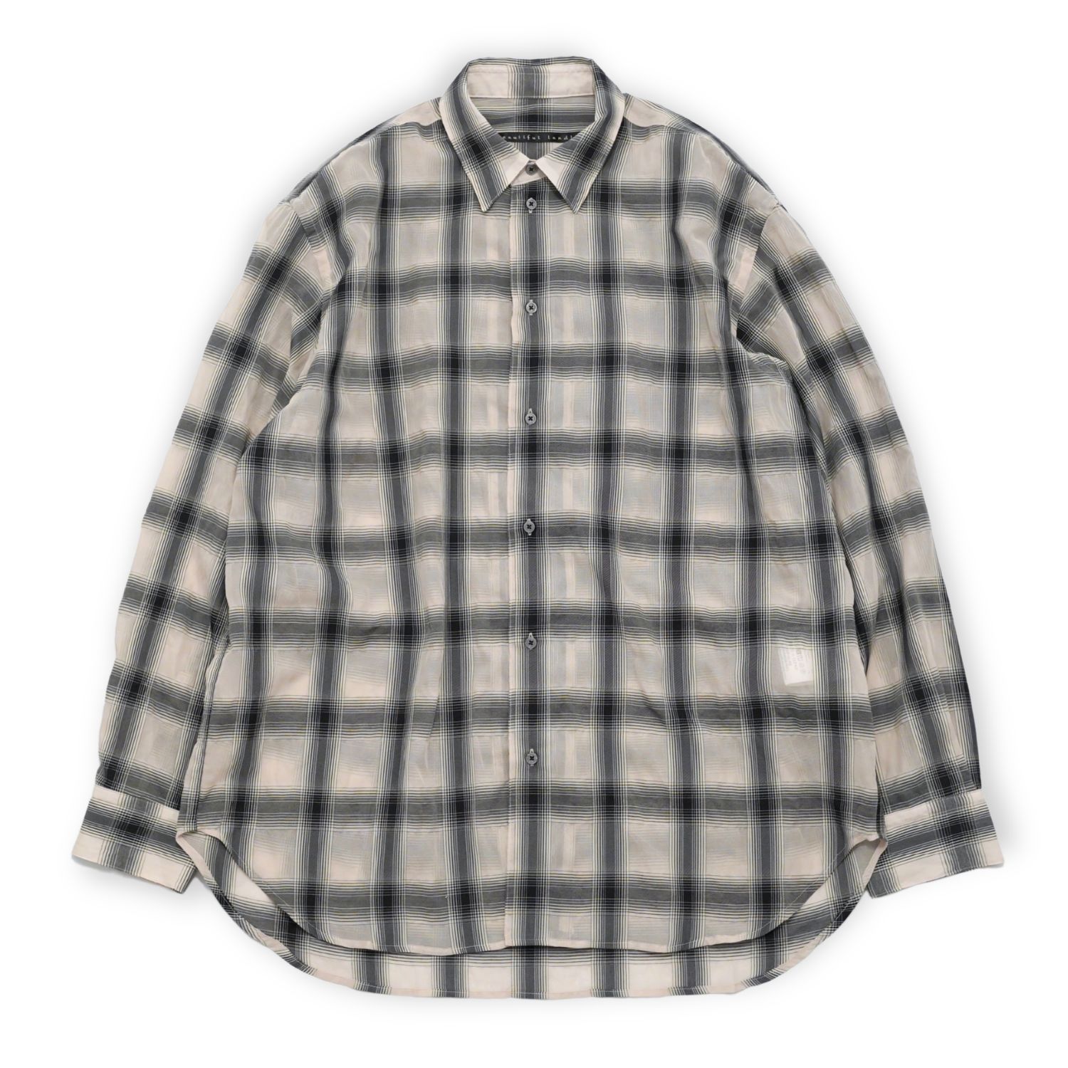 【残り一点】シズルチェックL/Sシャツ