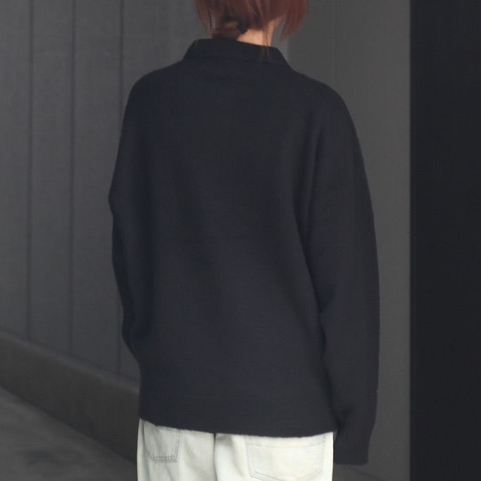 【残り一点】Shaggy Polo Knit