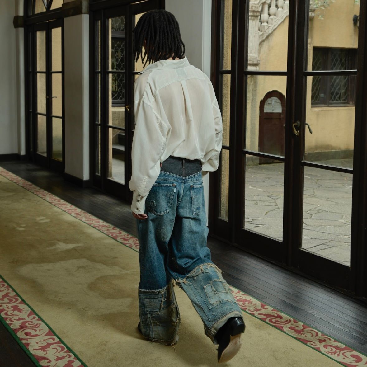 【残り一点】Stratum Denim Pants Wide Cut