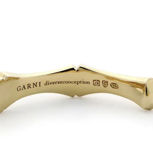 【お取り寄せ注文可能】Crockery Bamboo Bangle(GOLD)