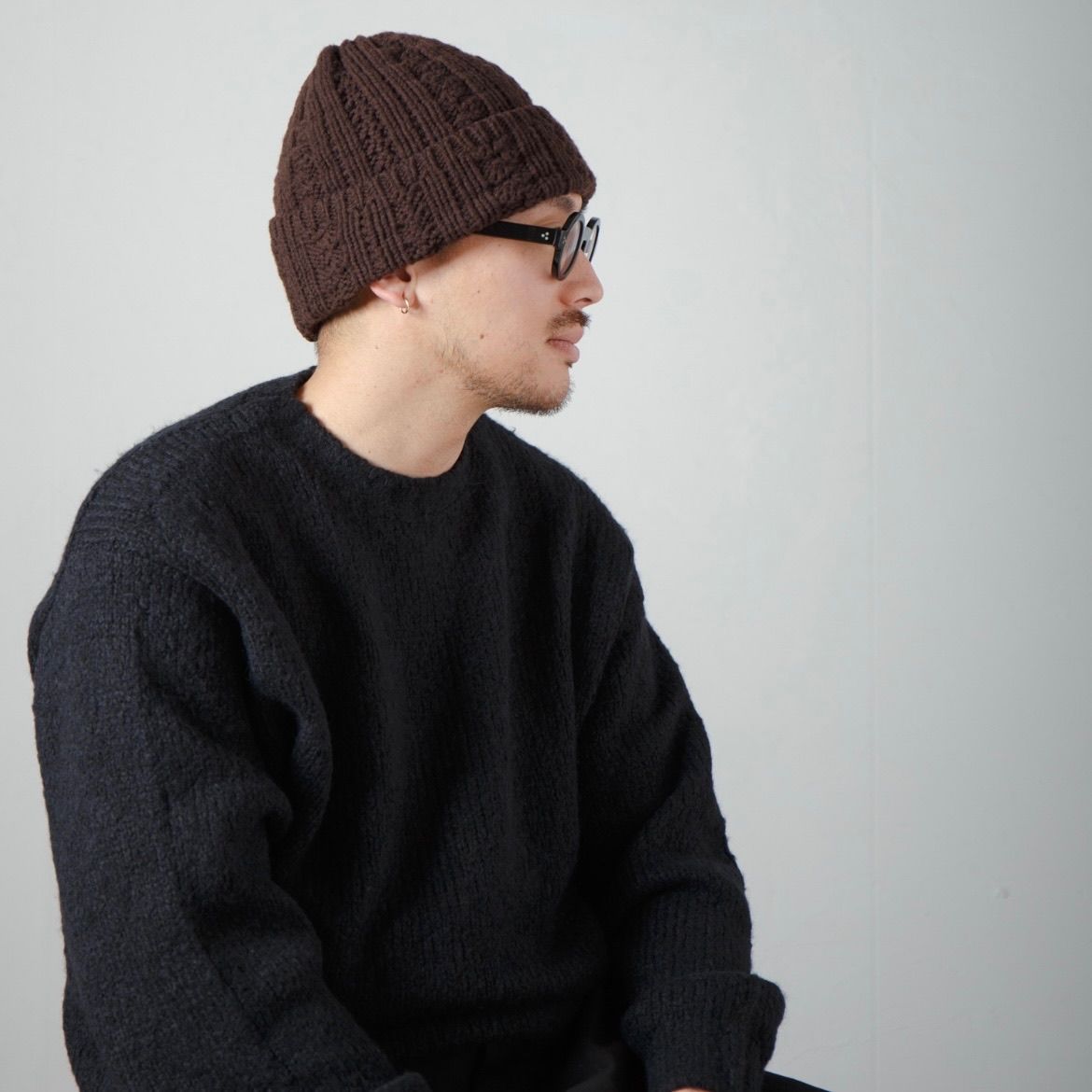 【残り一点】Insideout Cable Knit Cap