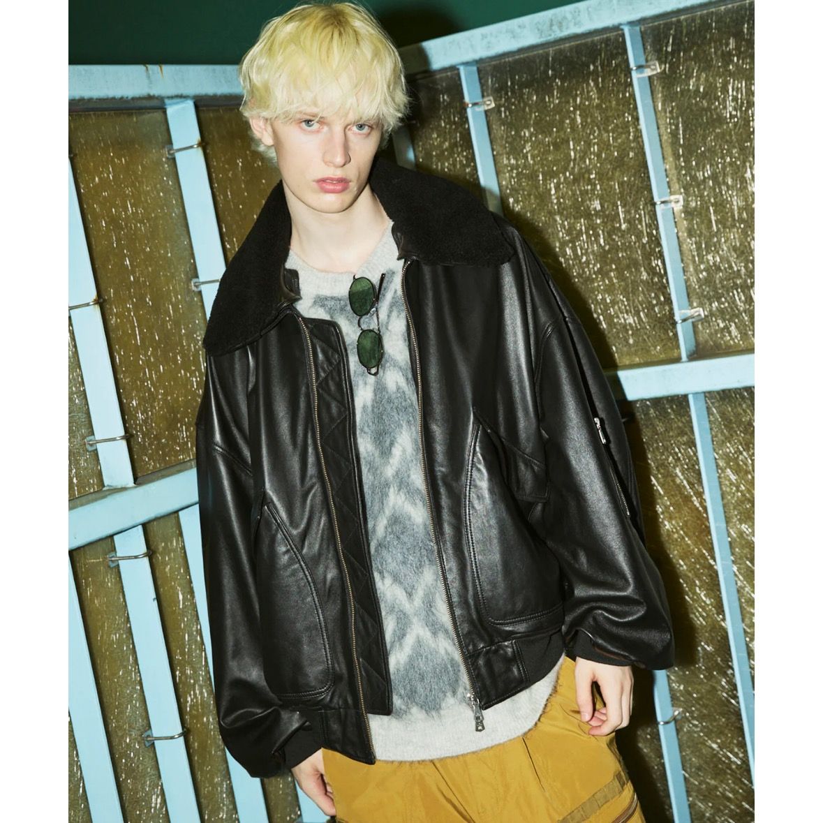 【残り一点】Sheep Leather Mouton G-1 Flight Jacket