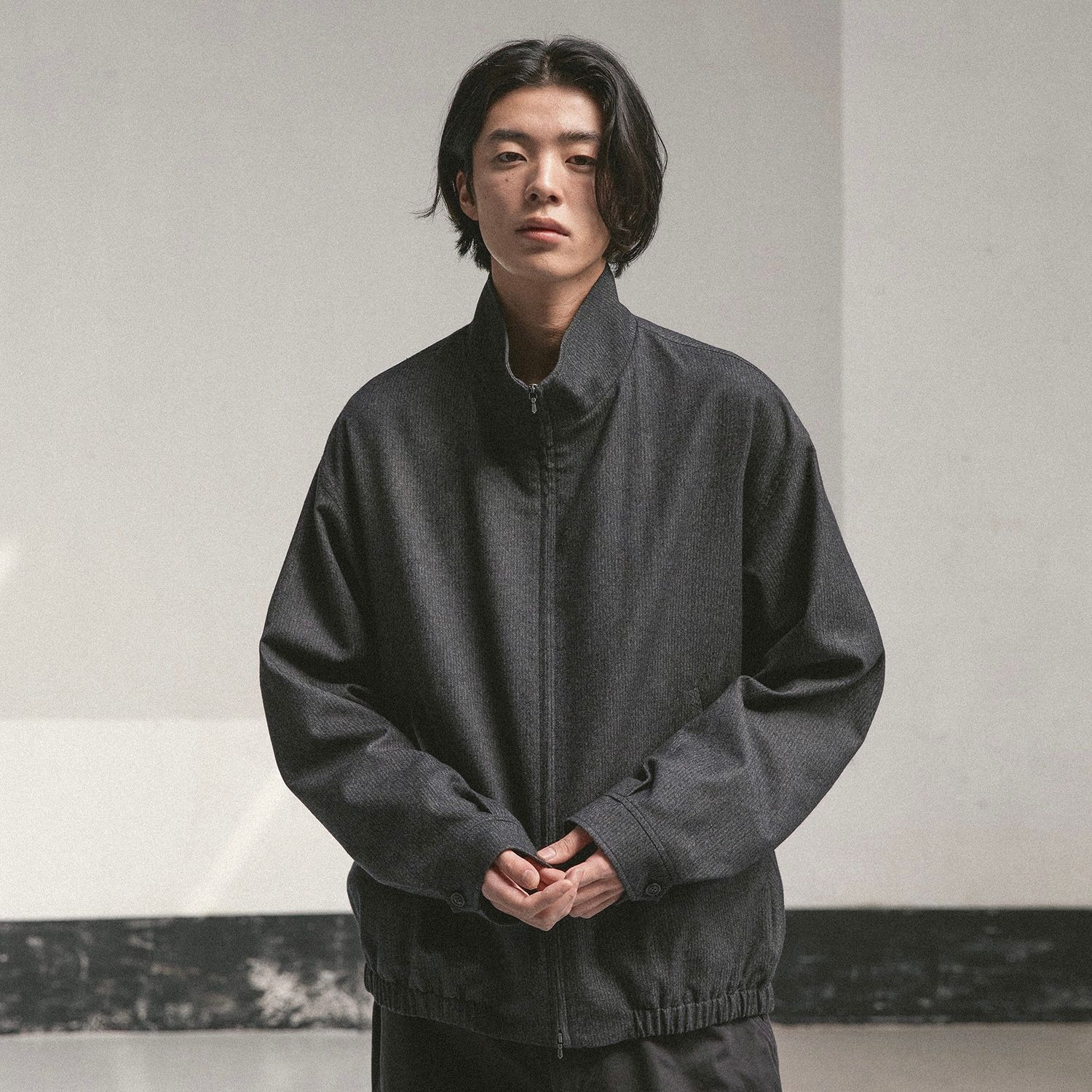 【残り一点】Wool Serge Track Blouson