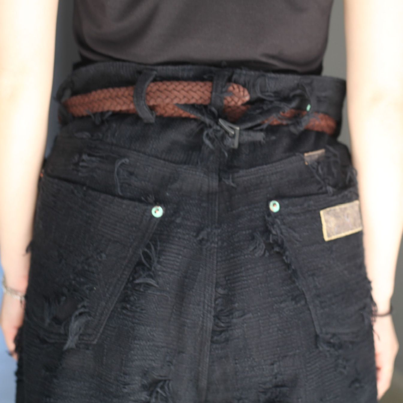 【残りわずか】Twist Seam Lot.20603T Boro Crust(NOIR)
