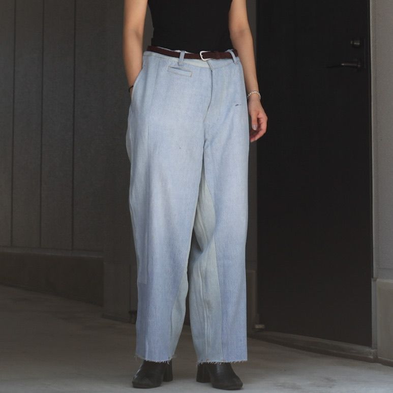 【残り一点】Reconstructed Super Baggy Slacks Denim_2(M)