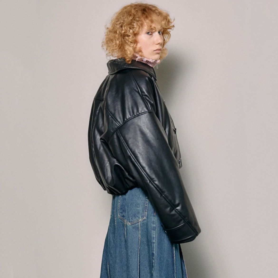 MAISON SPECIAL - 【残り一点】Vegan Leather Balloon Blouson