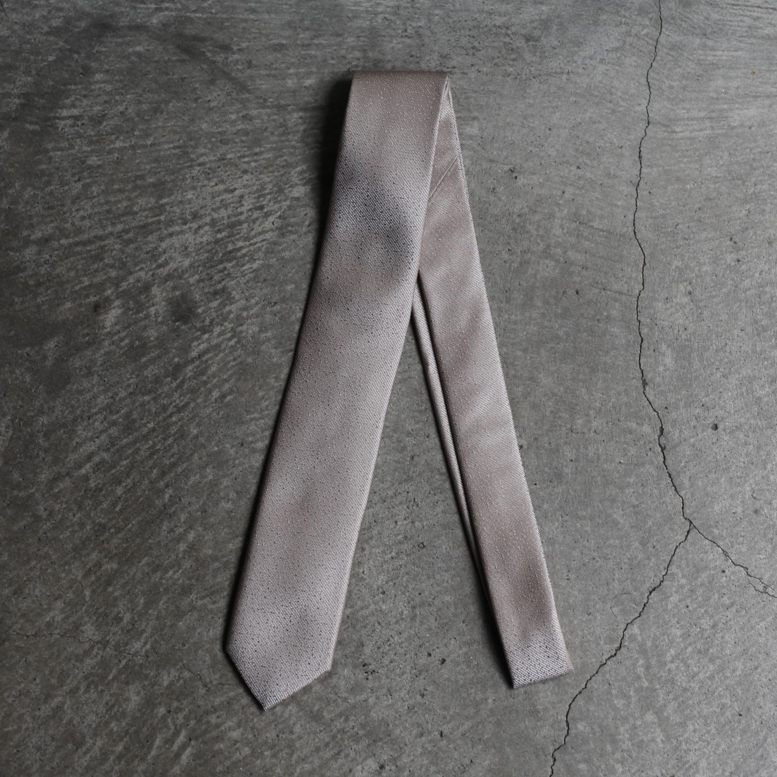 【残りわずか】Silk Tie(BEIGE)