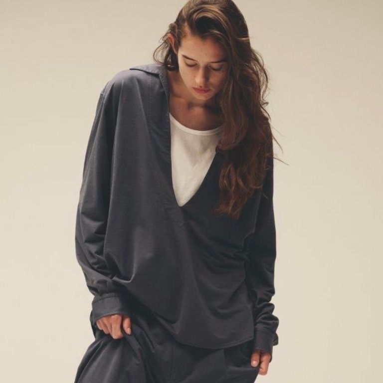 KANEMASA PHIL. - 【残り一点】46G Silk Blend Varruse Shirt 