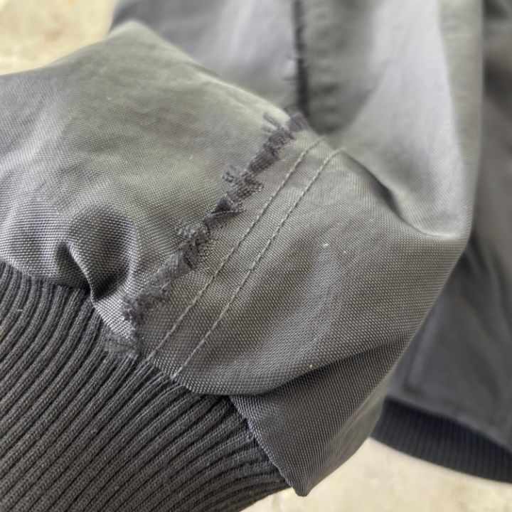 【残り一点】High Collar Bomber Raw Edge