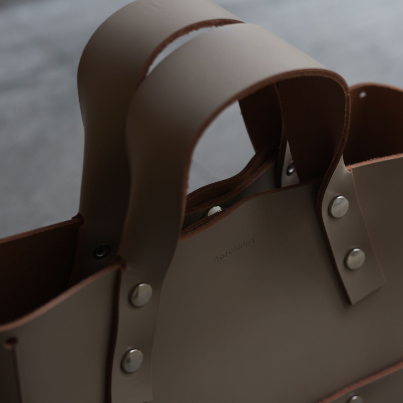 【次回入荷9月下旬予定】Assemble Rectangle Bag_S(BEIGE)