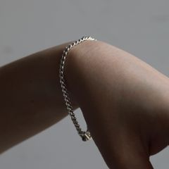 【残り一点】Curb Chain Brace(WHITE×10K GOLD)