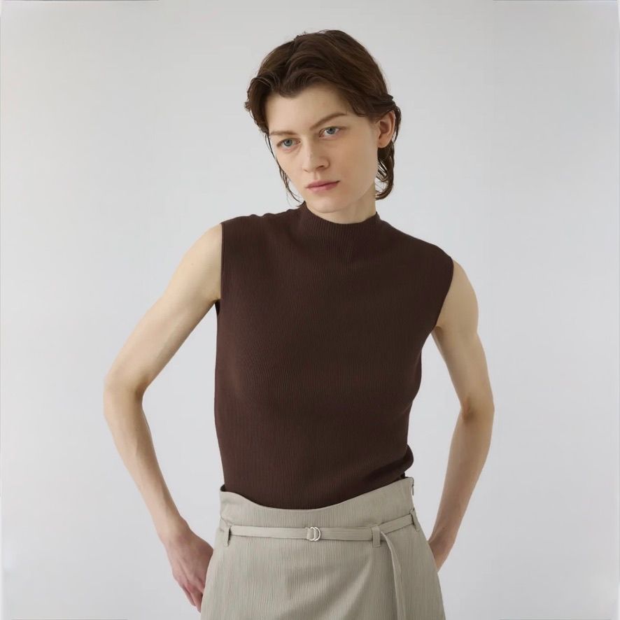 【残り一点】Washable Basic N/S Knit