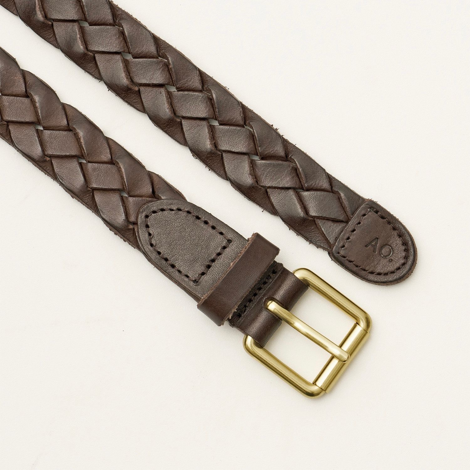 【残り一点】Narrow Leather Mesh Belt