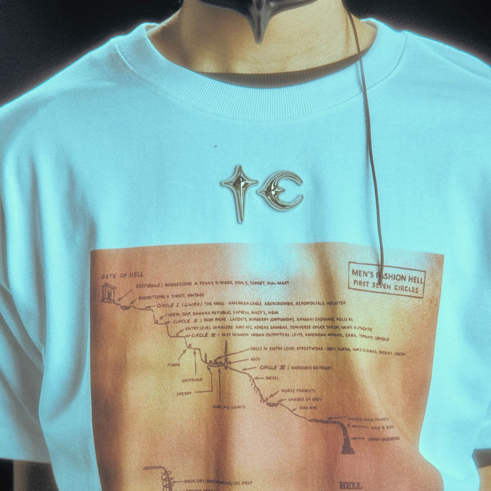 【残り一点】Men's Fashion Hell T-shirt