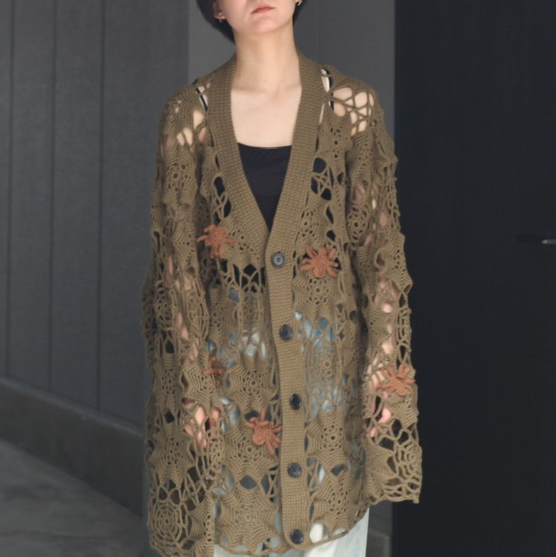 KIDILL - 【残り一点】Spider Knit Cardigan(Collaboration with