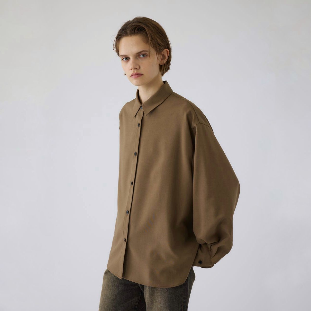 【残り一点】Round Cuff Blouse