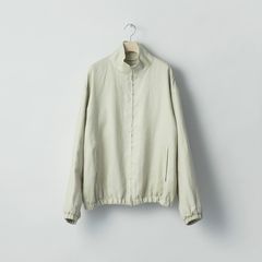 【残り一点】Light Linen Shirred Light Zip Jacket