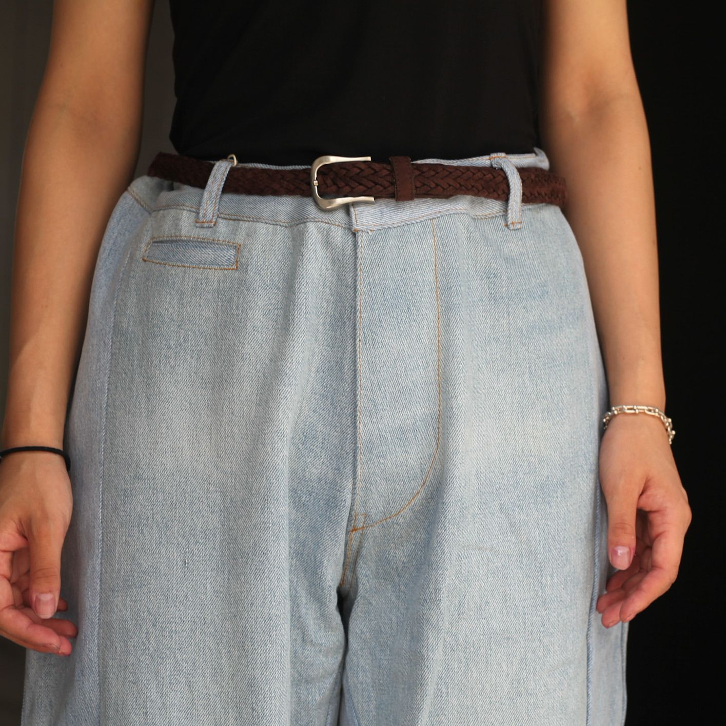 【残り一点】Reconstructed Super Baggy Slacks Denim_2(M)