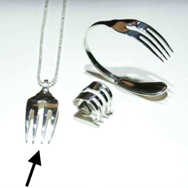 【お取り寄せ注文可能】New Fork Necklace(SILVER)