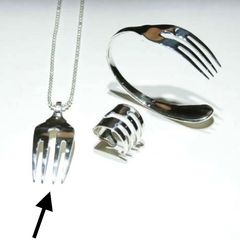 【お取り寄せ注文可能】New Fork Necklace(SILVER)