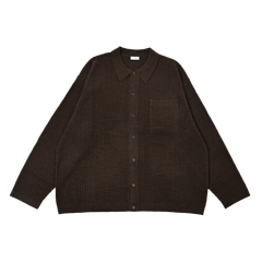 【残り一点】Rib Pattern Kint Shirt