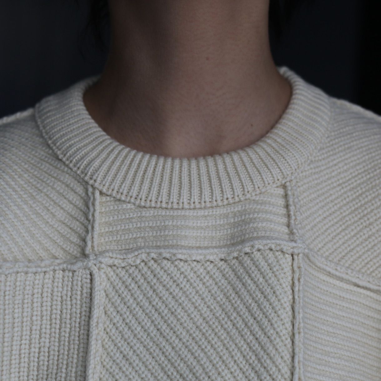 YOKE - 【残り一点】Patchwork Rib Sweater | ACRMTSM ONLINE STORE