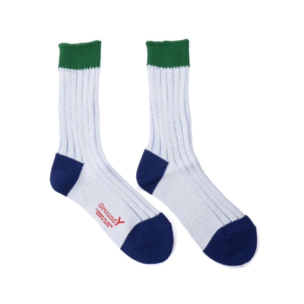 【残り一点】4×2リブソックス(WHITE)