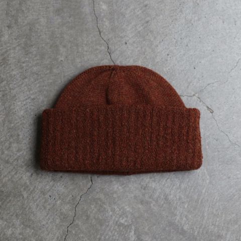 【残りわずか】Wool Knit Cap(BRICK)
