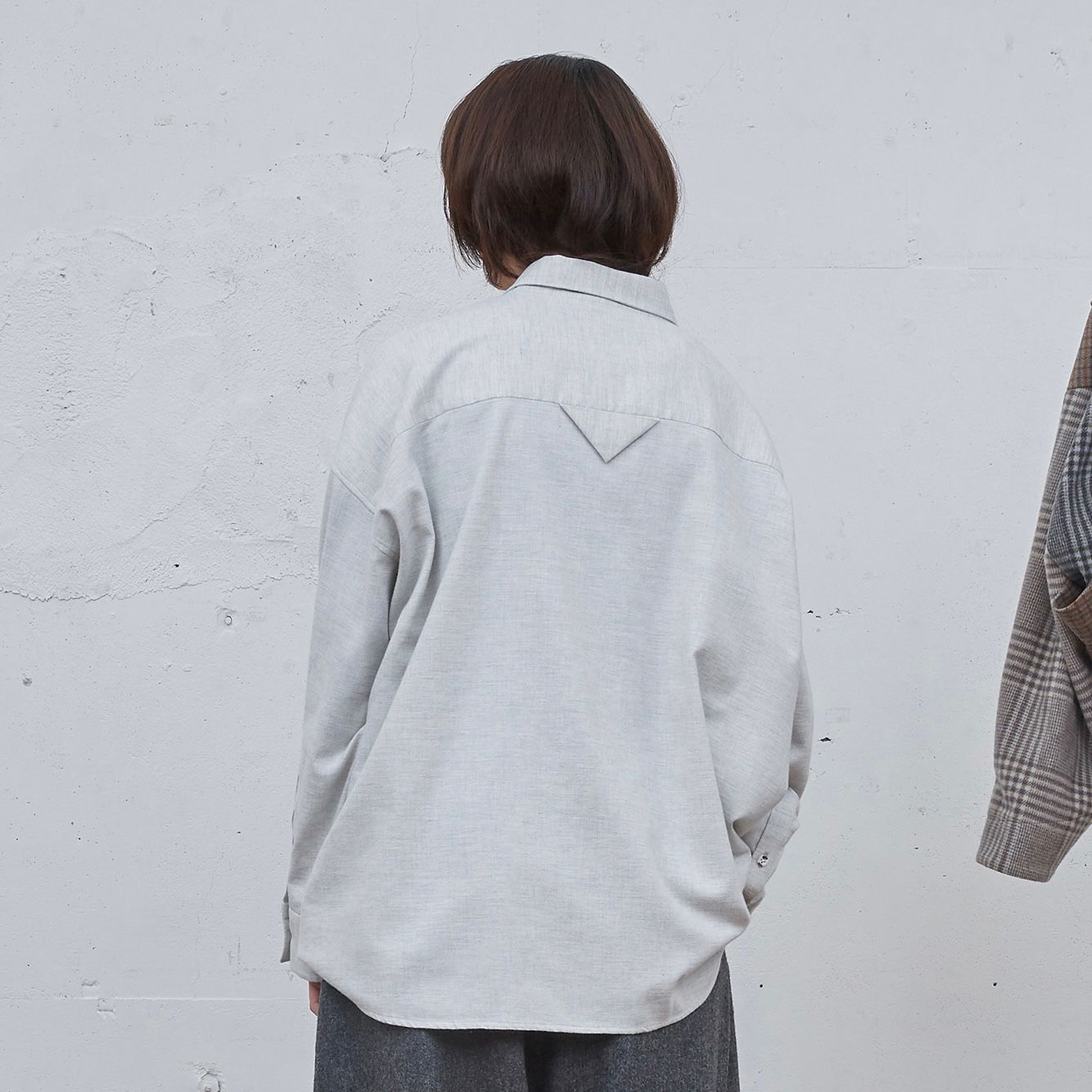 【残り一点】コットンビエラワイドBOXシャツ