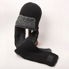 【残り一点】Knitted Scarf Flying Cap