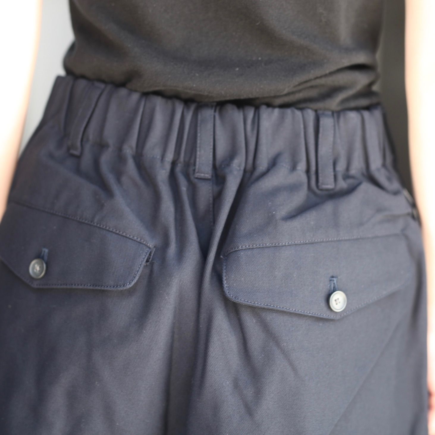 【残り一点】コットンツイルイージーパンツ