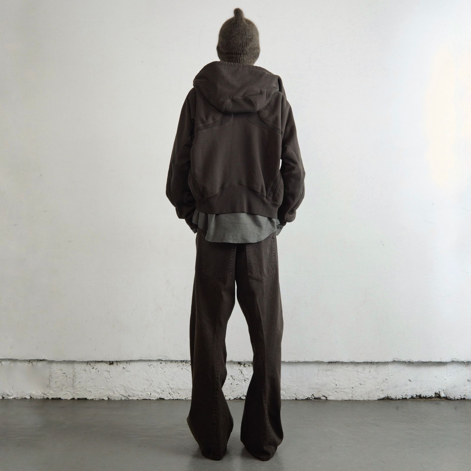 【残りわずか】3D Twisted Wide Leg Jeans