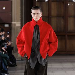 【残りわずか】W/CA Double Face Cloth Zip Jacket