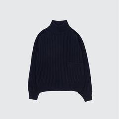 【残り一点】Wide Rib Highneck Sweater