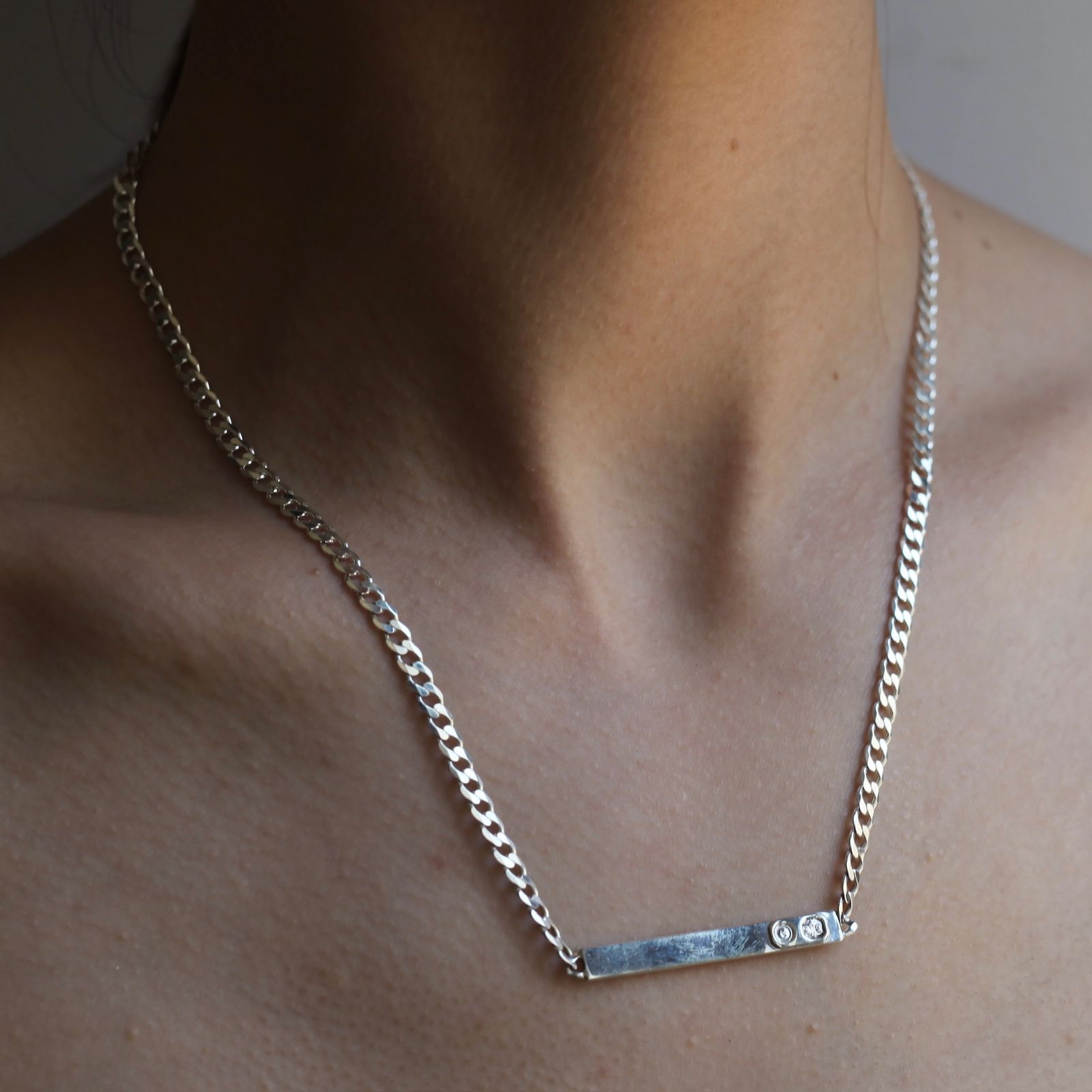 【残り一点】ID Necklace Small(SILVER)