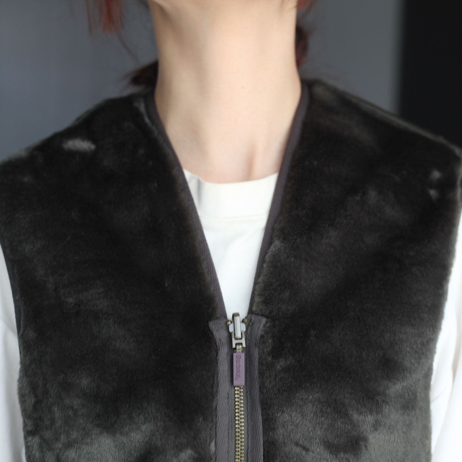 【残り一点】Warm Pile Waistcoat Zip In Liner