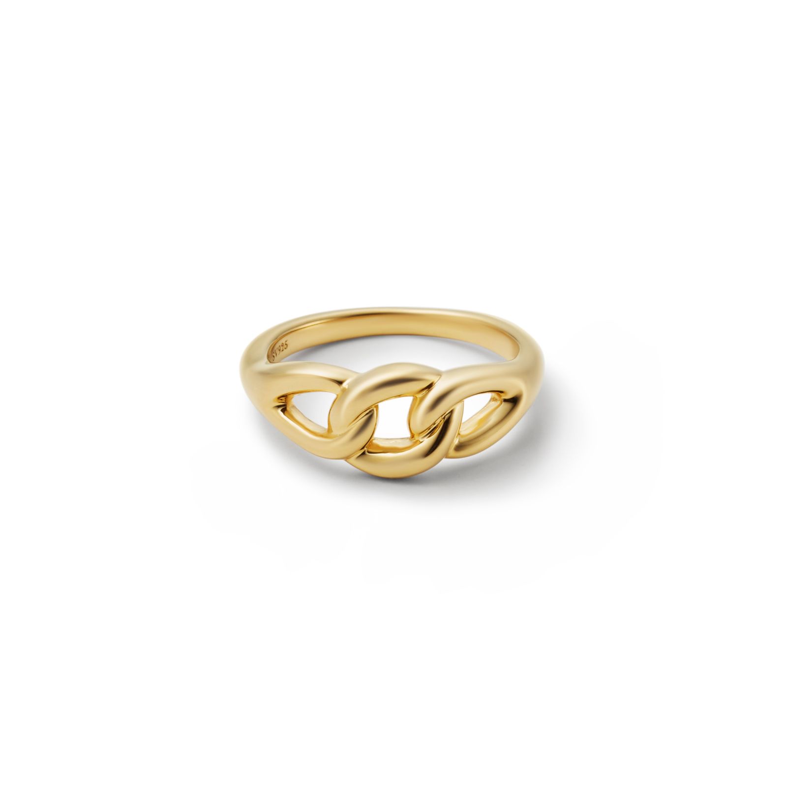 【お取り寄せ注文可能】Curb Chain Ring_S(GOLD)
