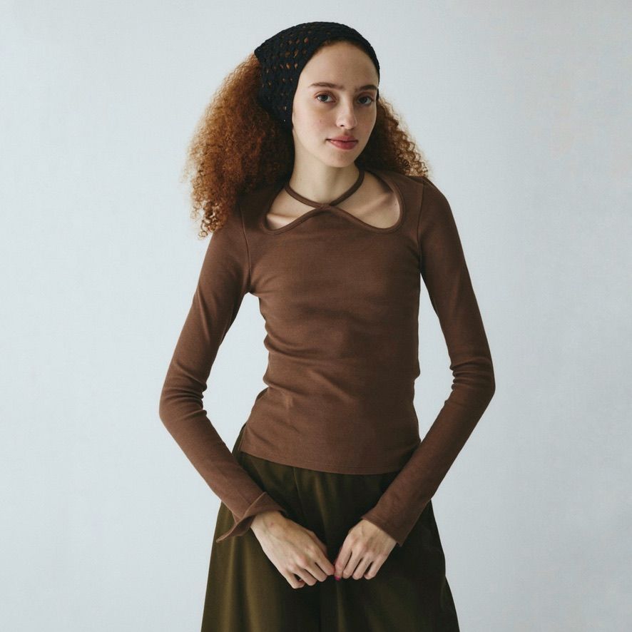 【残り一点】Wave Neck Tops