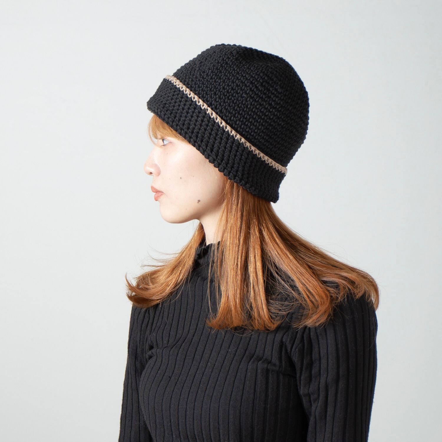 【残り一点】Hand Knit Crusher Cap