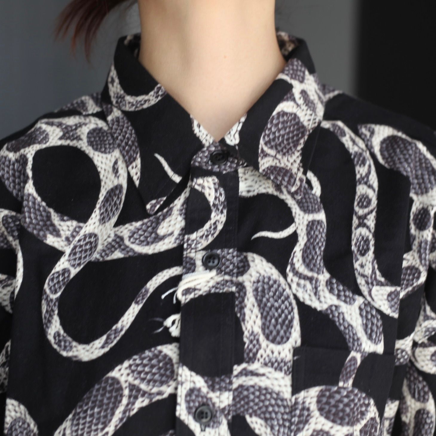 【残り一点】Print Nel L/S SH