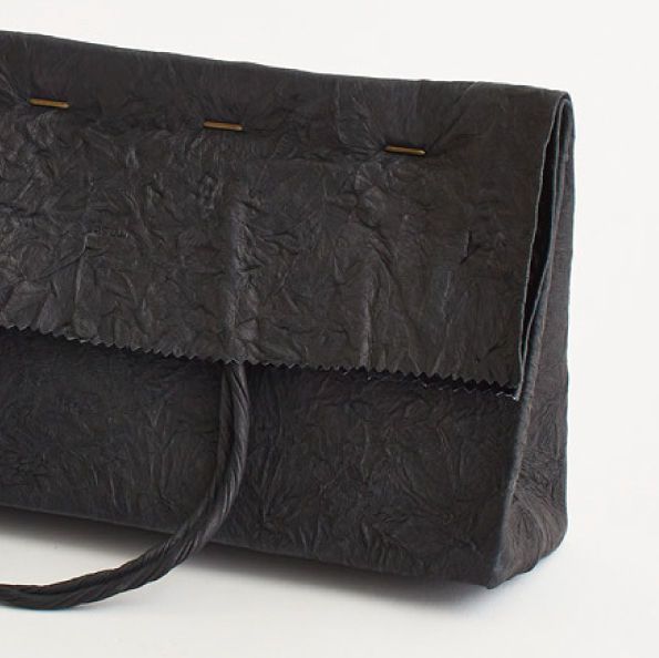 【残り一点】Paper Leather Clutch Bag