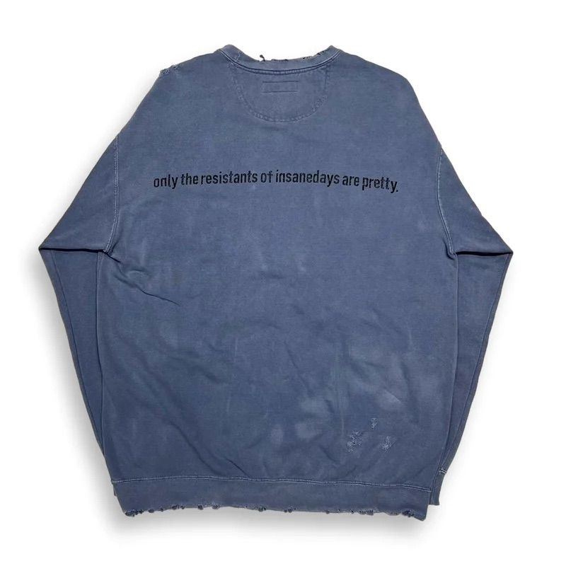 MINUS Bootleg Crew Sweat スウェット サイズ2 MINUS - 【残り一点】Bootleg Crew Sweat(DAMAGED) | ACRMTSM