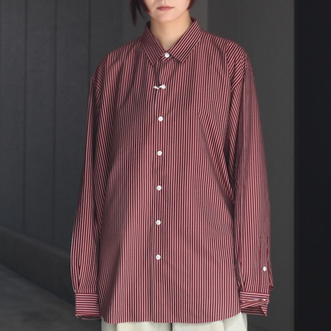 【残り一点】46G Atmosphere Stripe Shirt