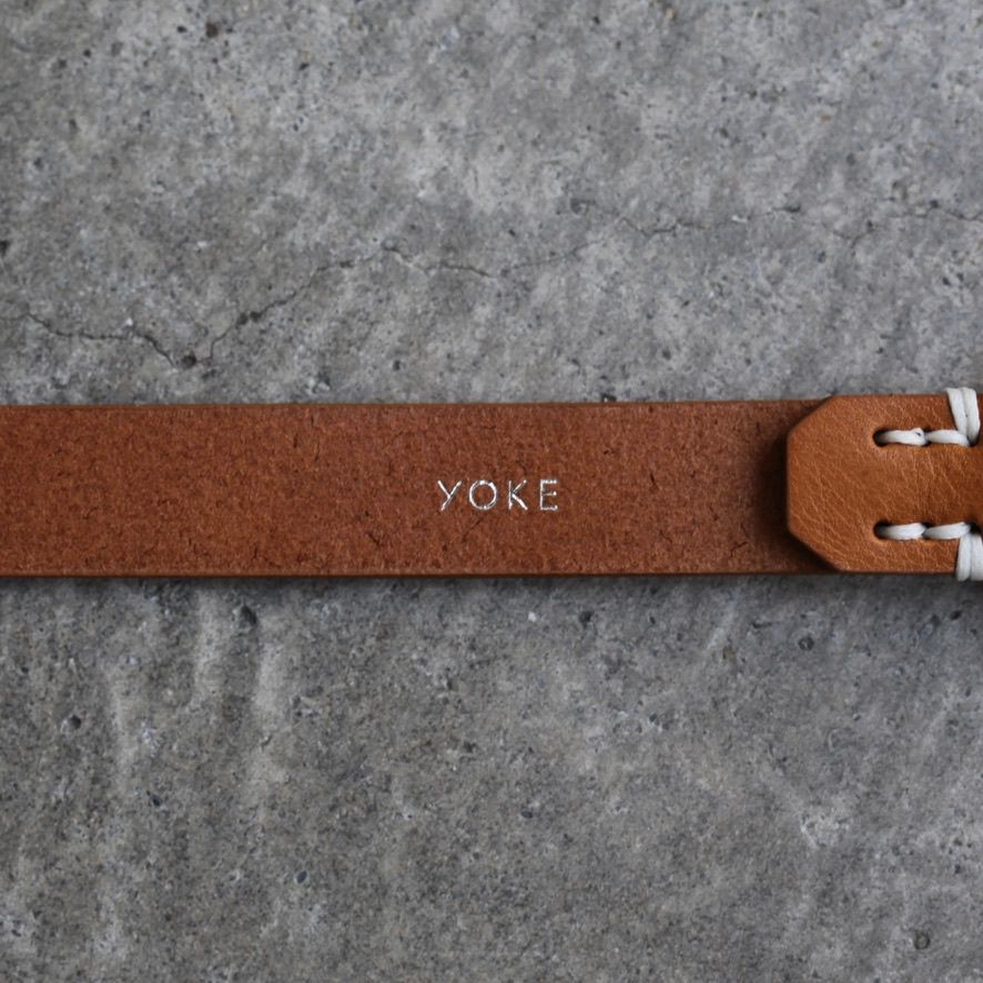【残りわずか】Double Buckle Leather Belt