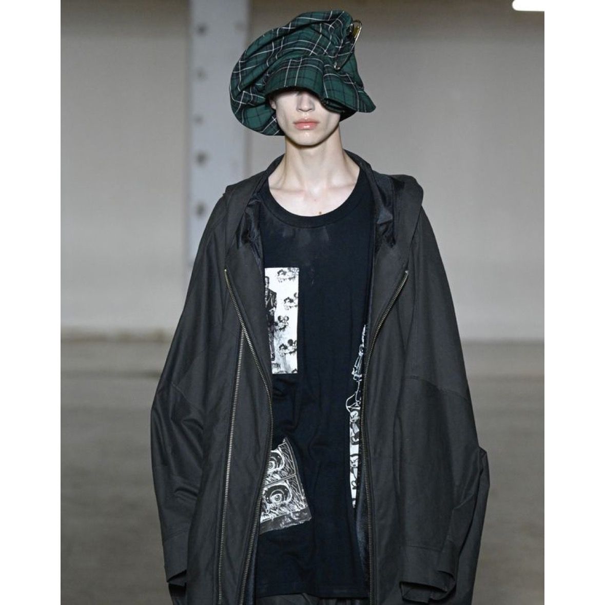 【残り一点】Paper Bonding Rubber Coating T-Shirt