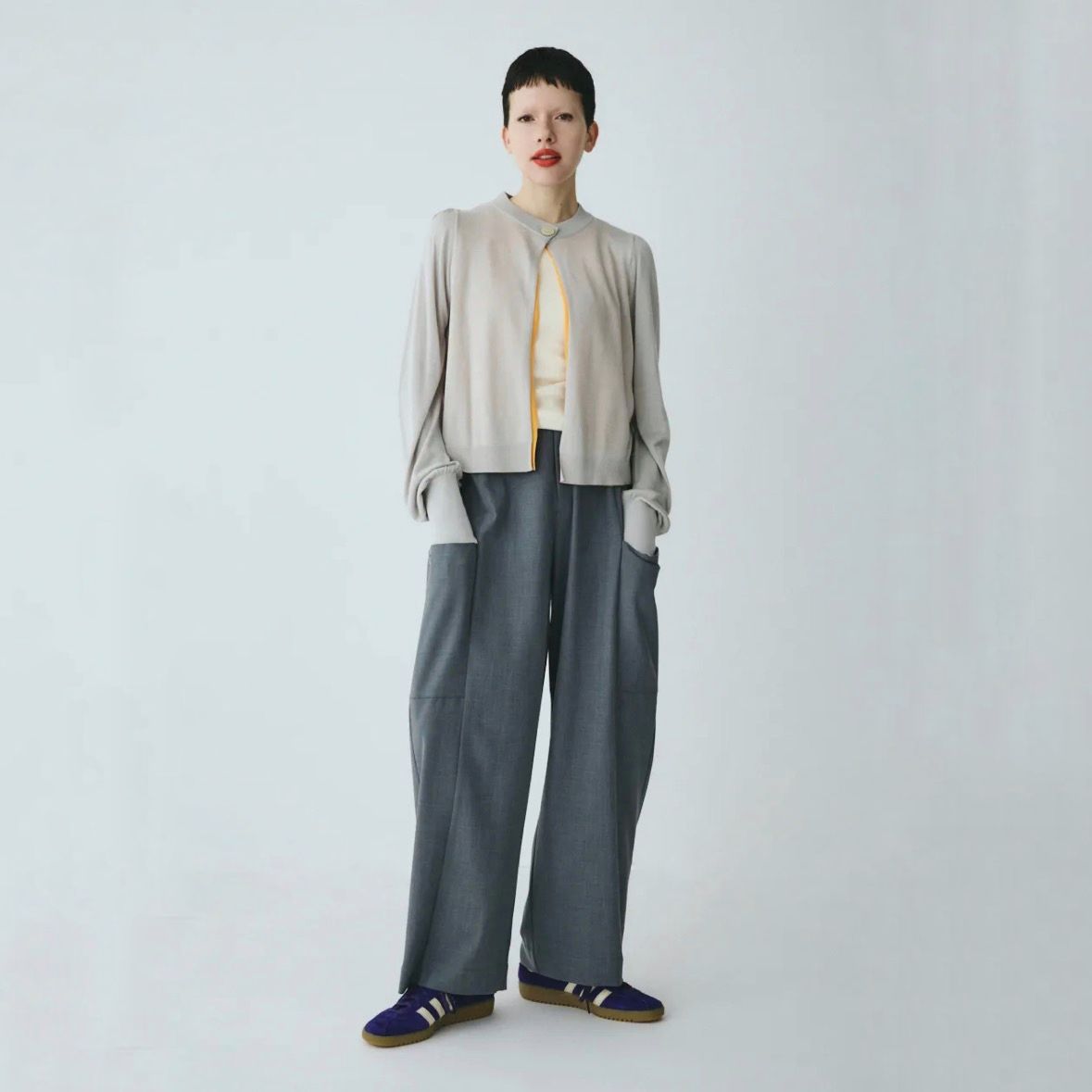 【残り一点】Layered Knit Cardigan